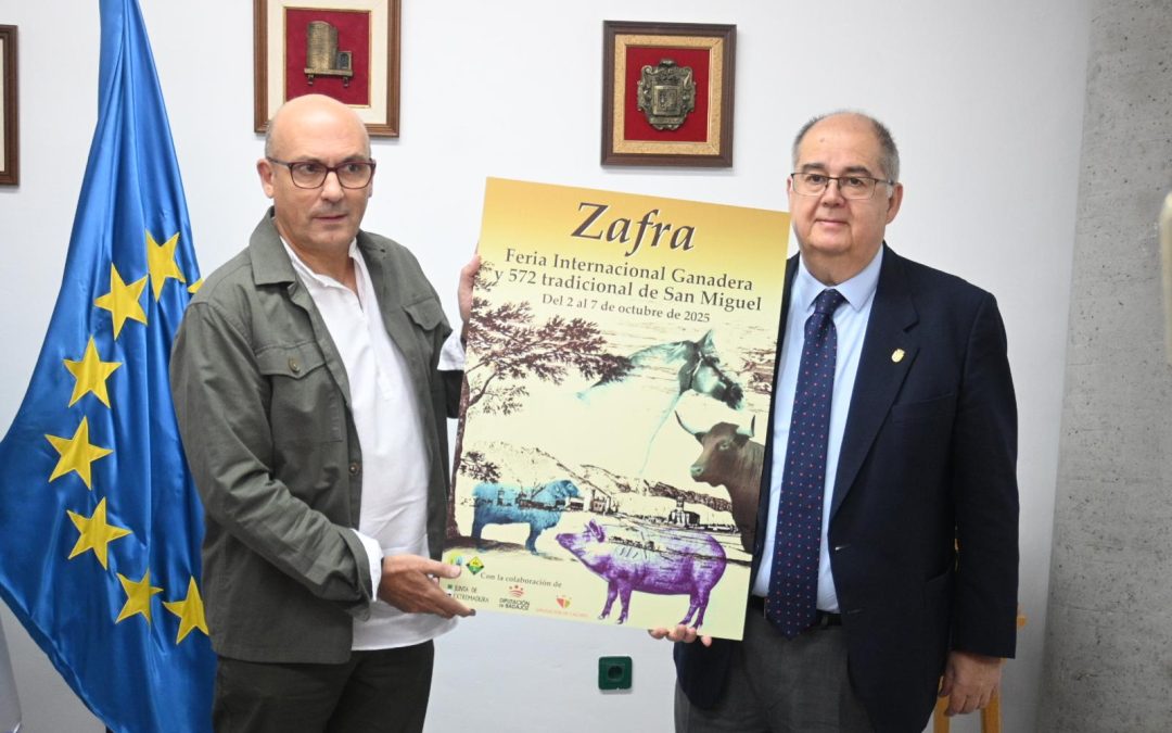 El Ayuntamiento de Zafra presenta el cartel anunciador de la Feria Internacional Ganadera 2025